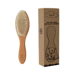 Haarborstel Baby Zacht – 100% natuurlijk geitenhaar & beukenhout – Hypoallergeen