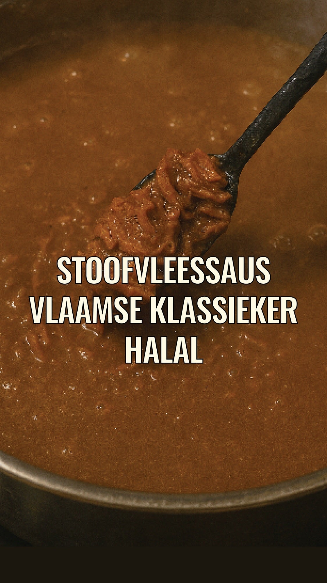Authentiek Vlaams stoofvlees (halal) — traag gegaard met bottenbouillon