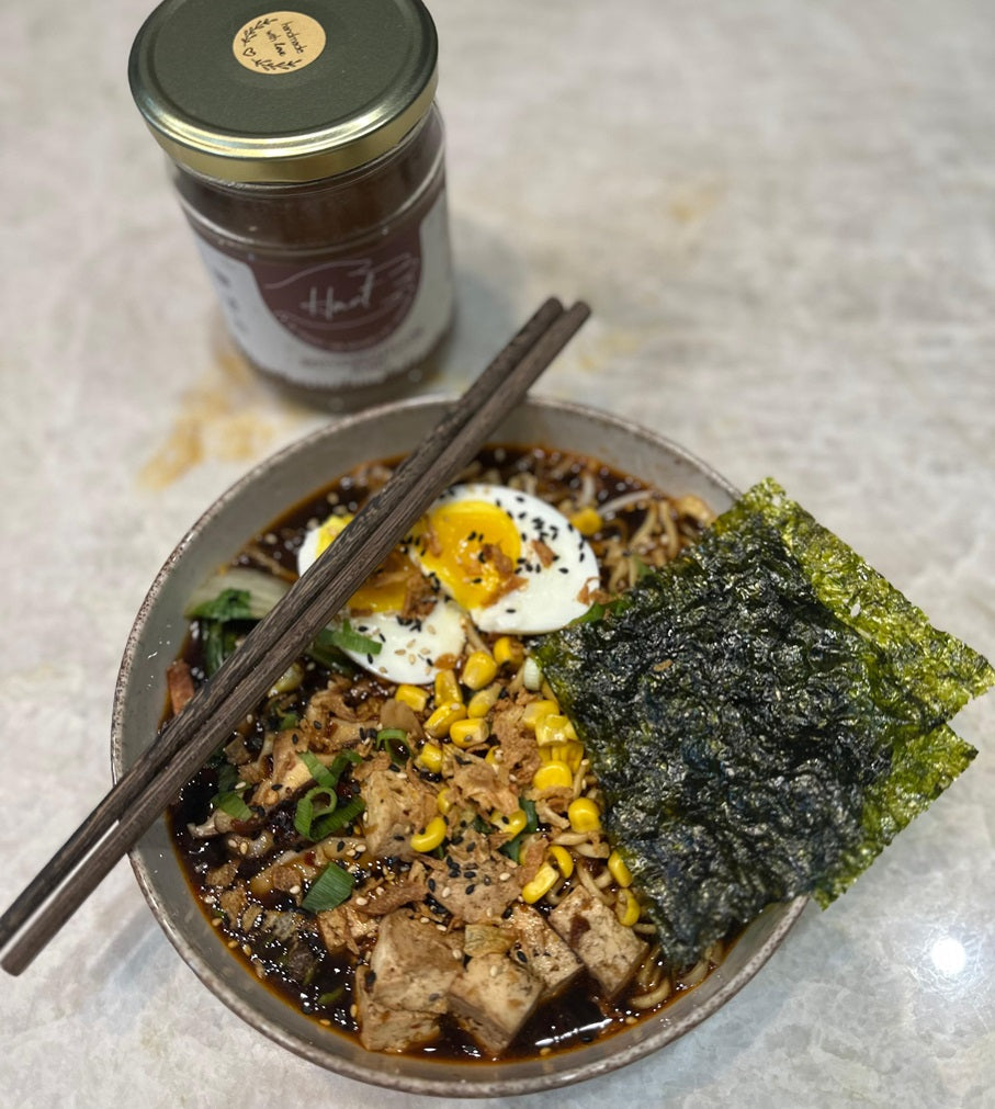 Ramen Noodles met Bone Broth