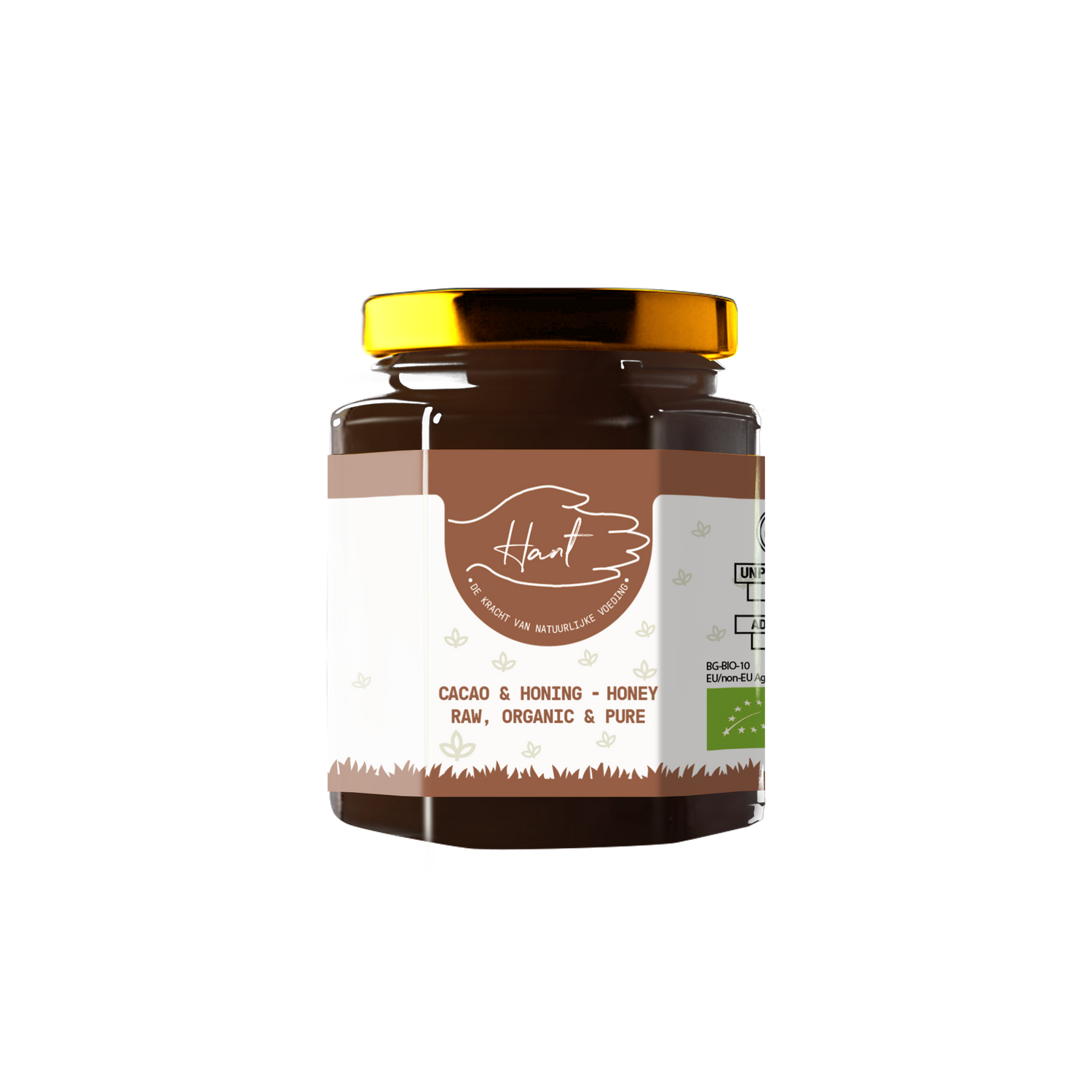 BIO - MELICAO Gezonde Chocopasta - Rauwe Honing met Cacao – Ongefilterd + GRATIS LEPEL - 250g